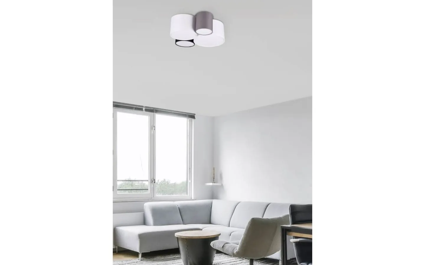 Plafonder-Trio Lighting Hotell Plafond 4xE27 flerfärgad