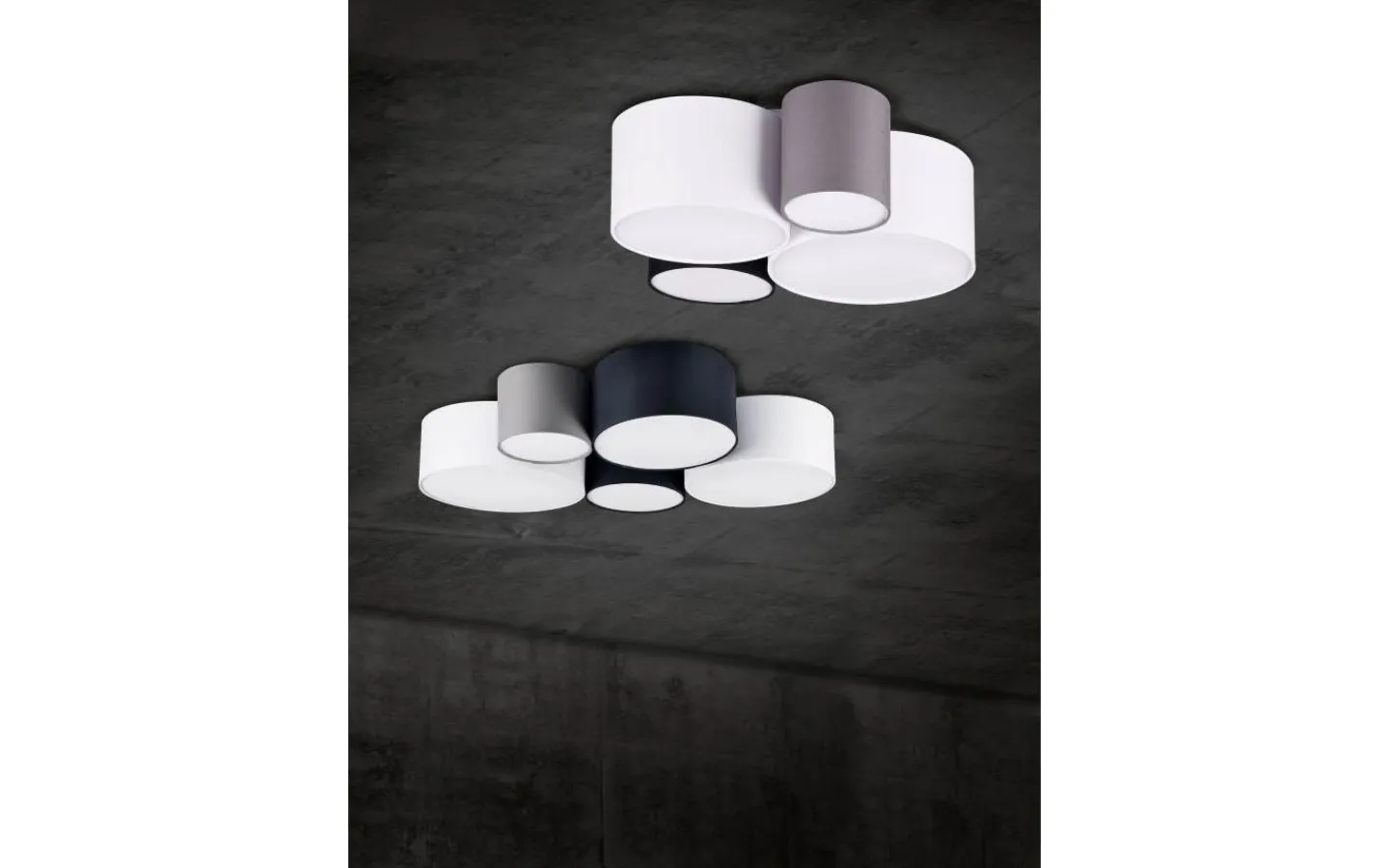 Plafonder-Trio Lighting Hotell Plafond 4xE27 flerfärgad