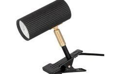 Klämlampor|Bordslampor < Globen Lighting Hubble Klämlampa 12cm Svart