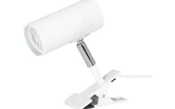 Klämlampor|Bordslampor-Globen Lighting Hubble Klämlampa 12cm Vit