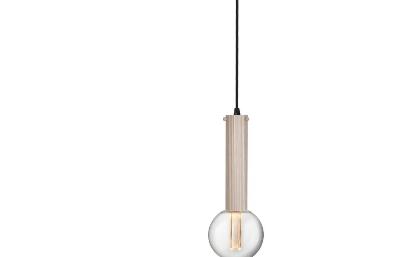 Kök & Matplats|Sladdställ Med Sockel-Globen Lighting Hubble Pendel 22cm Beige