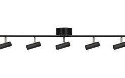 Avlånga Takspotlights|Takspot Med Minst 4 Lampor-Globen Lighting Hubble Takspotlight 120cm Svart