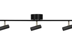 Avlånga Takspotlights|Takspot Med 3 Lampor < Globen Lighting Hubble Takspotlight 3L 80cm Svart