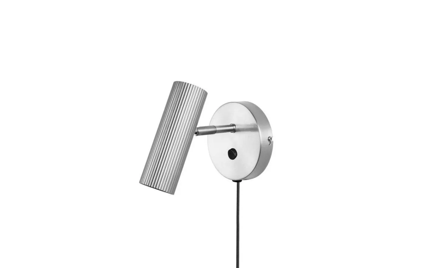 Sovrum|Läslampor-Globen Lighting Hubble Vägglampa Borstad Stål