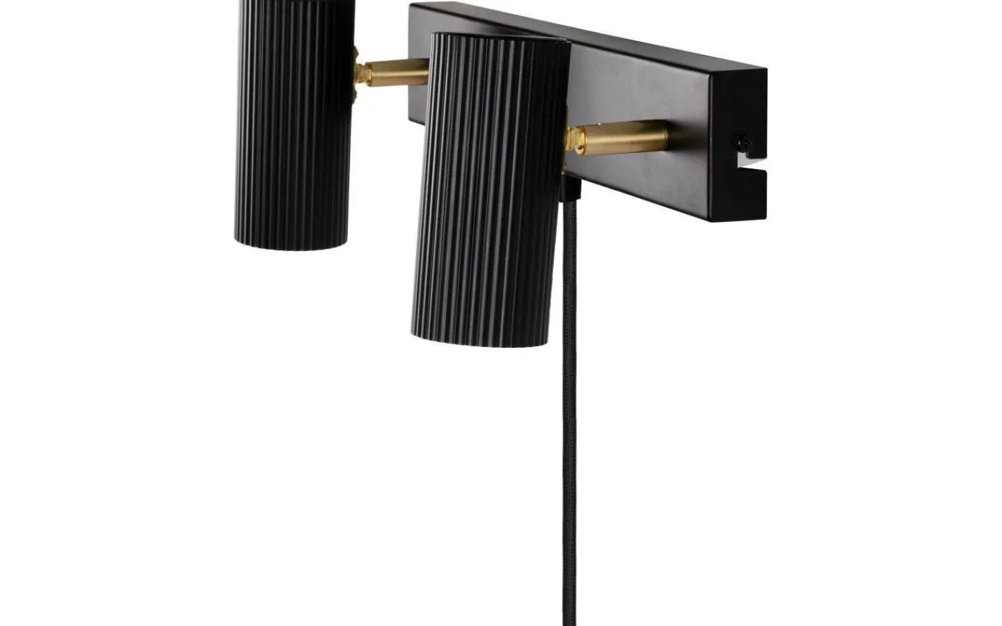 Läslampor-Globen Lighting Hubble Vägglampa 2L 35cm Svart