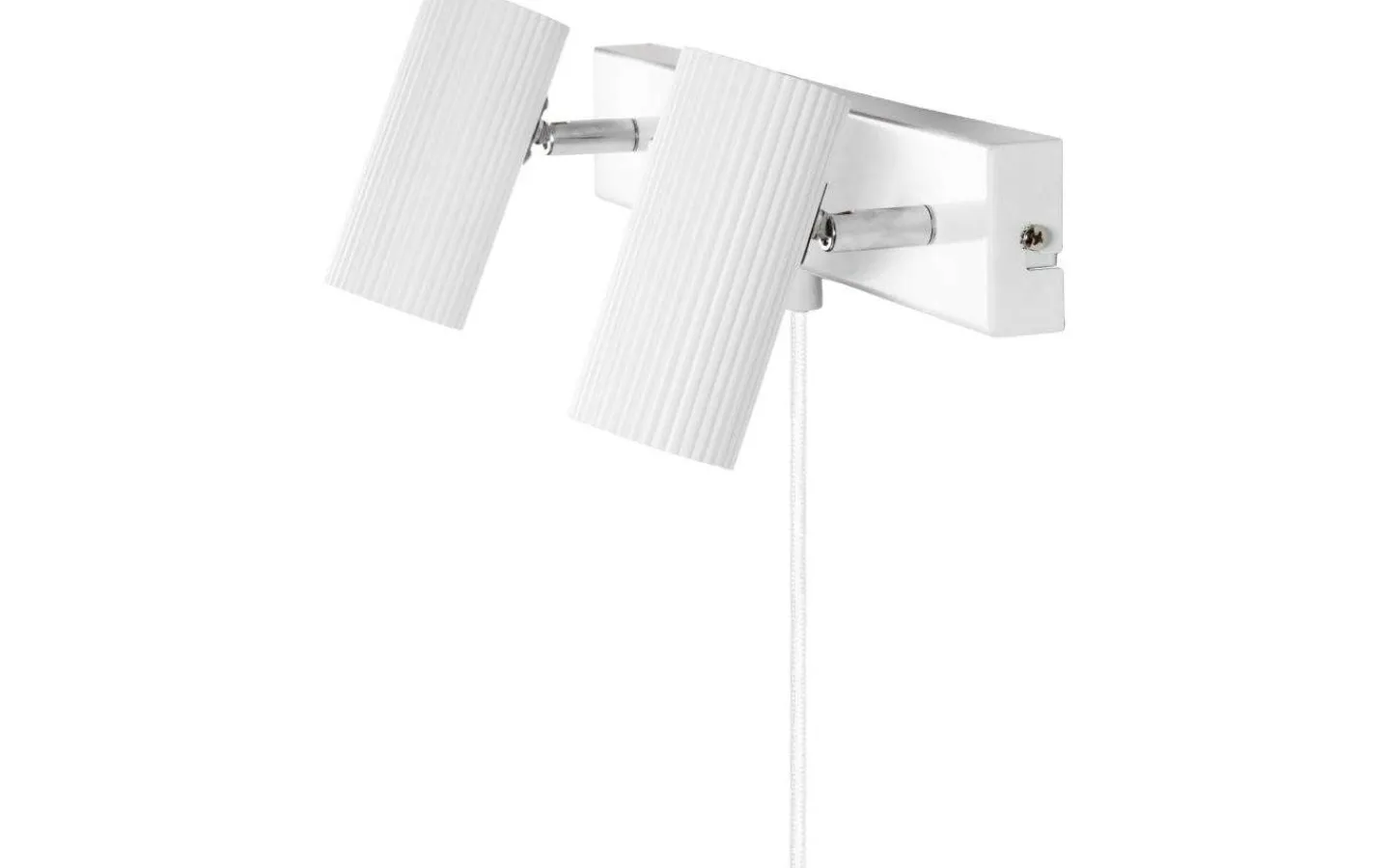 Läslampor-Globen Lighting Hubble Vägglampa 2L 35cm Vit