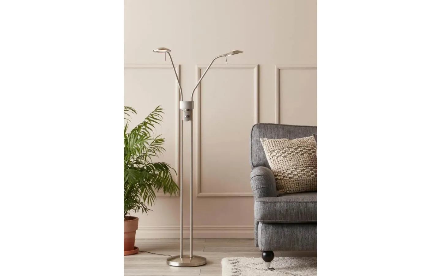 Golvläslampor-Markslojd Hudson Golvlampa 135cm Stål