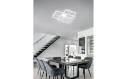 Plafonder < Trio Lighting Hydra Plafond LED 3-delad mattvit 4000K