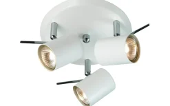 Runda Takspotlights|Takspot Med 3 Lampor-Markslojd Hyssna Takspotlight 25cm LED GU10 Vit