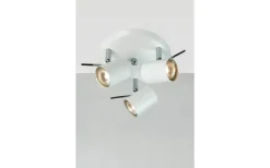 Runda Takspotlights|Takspot Med 3 Lampor-Markslojd Hyssna Takspotlight 25cm LED GU10 Vit