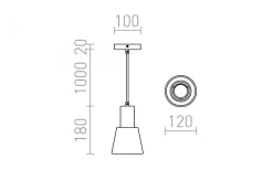 Fönsterlampor < Rendl Icar Fönsterlampa Svart/Guld E27