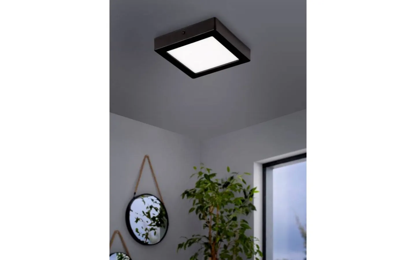 Plafonder < Eglo Idun Plafond 18cm LED 4000K 9,5W Svart