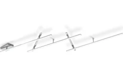 Plafonder-Trio Lighting Indira Plafond LED 245cm borstad stål