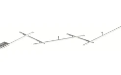 Plafonder-Trio Lighting Indira Plafond LED 245cm borstad stål