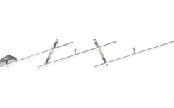 Plafonder-Trio Lighting Indira Plafond LED 245cm borstad stål