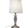 Sovrum|Bordslampor < Cottex Ines Bordslampa 34cm Krom/Vit