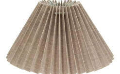 Plisserade Lampskärmar-PR Home Ines Lampskärm Linnebeige 25cm