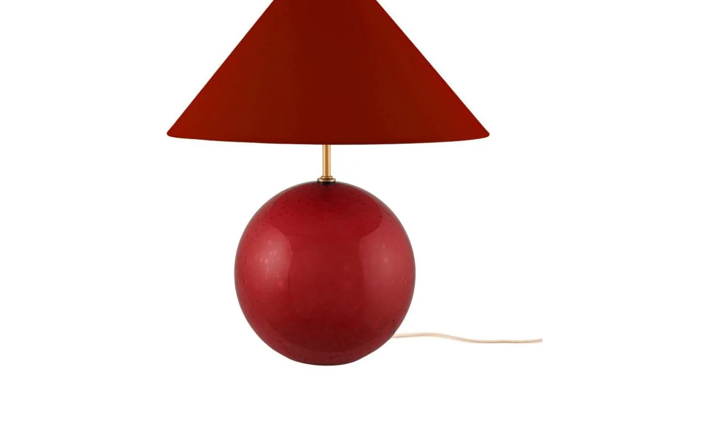 Bordslampor-Globen Lighting Iris Bordslampa 39cm Burgundy