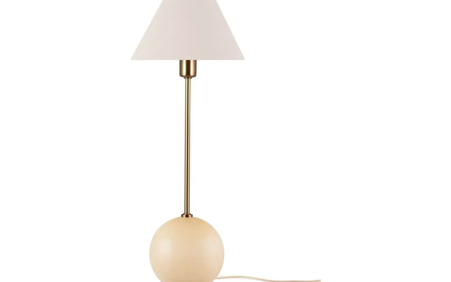 Bordslampor-Globen Lighting Iris Bordslampa 51cm Creme