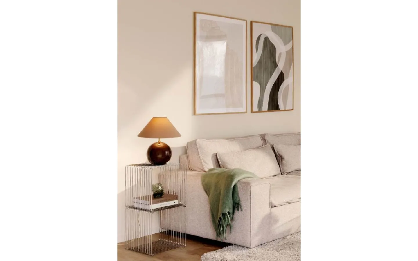 Bordslampor < Globen Lighting Iris Bordslampa 39cm Mocha