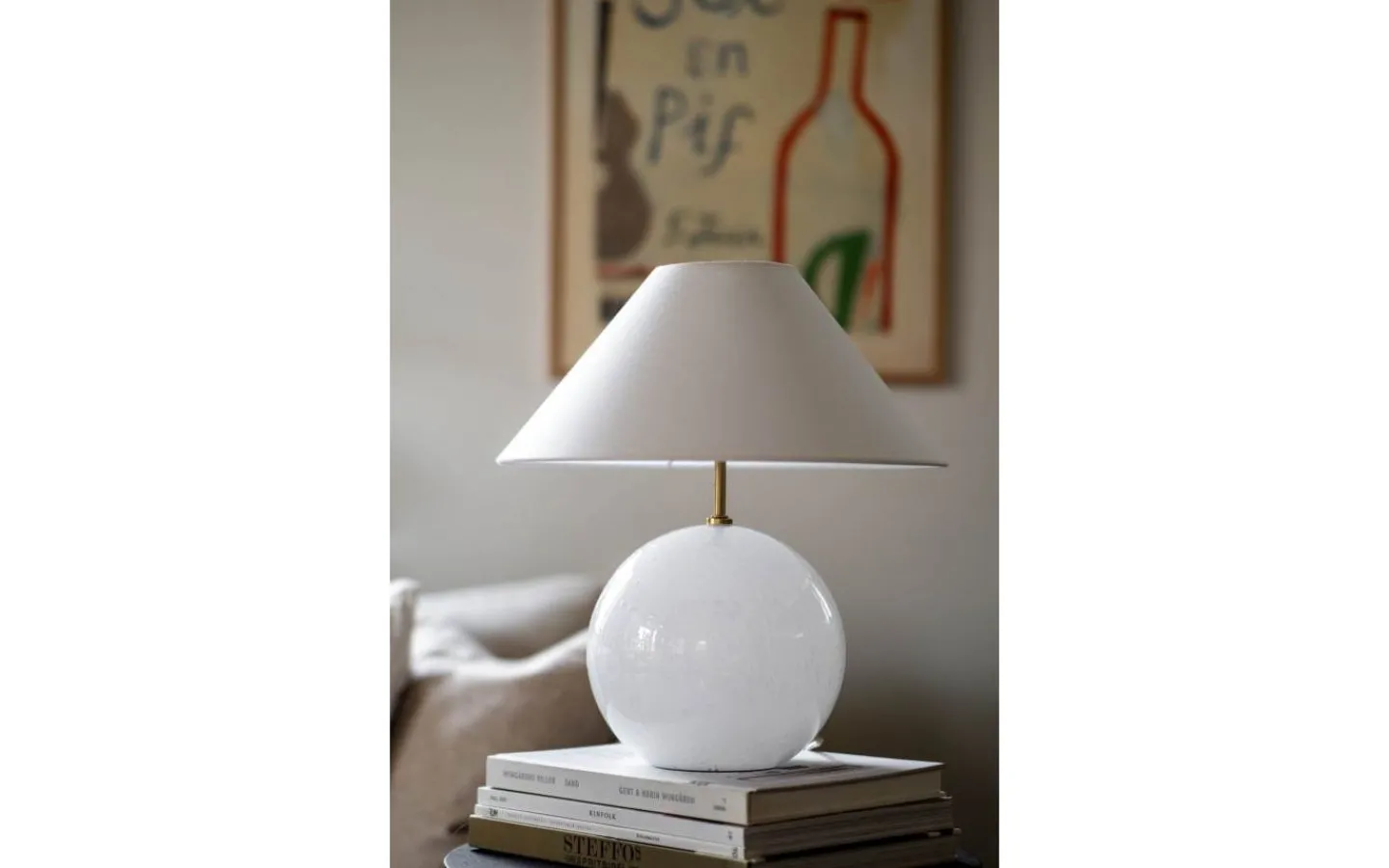 Bordslampor < Globen Lighting Iris Bordslampa 39cm Vit