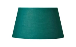 Enfärgade Runda Lampskärmar-ArmaturHantverk Iris Lampskärm Ø42cm Grön