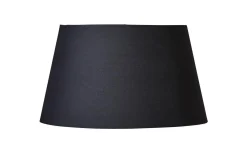 Enfärgade Runda Lampskärmar-ArmaturHantverk Iris Lampskärm Ø42cm Svart