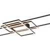 Plafonder-Trio Lighting Irvine Plafond LED antracit