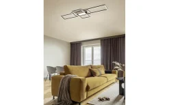 Plafonder-Trio Lighting Irvine Plafond LED antracit
