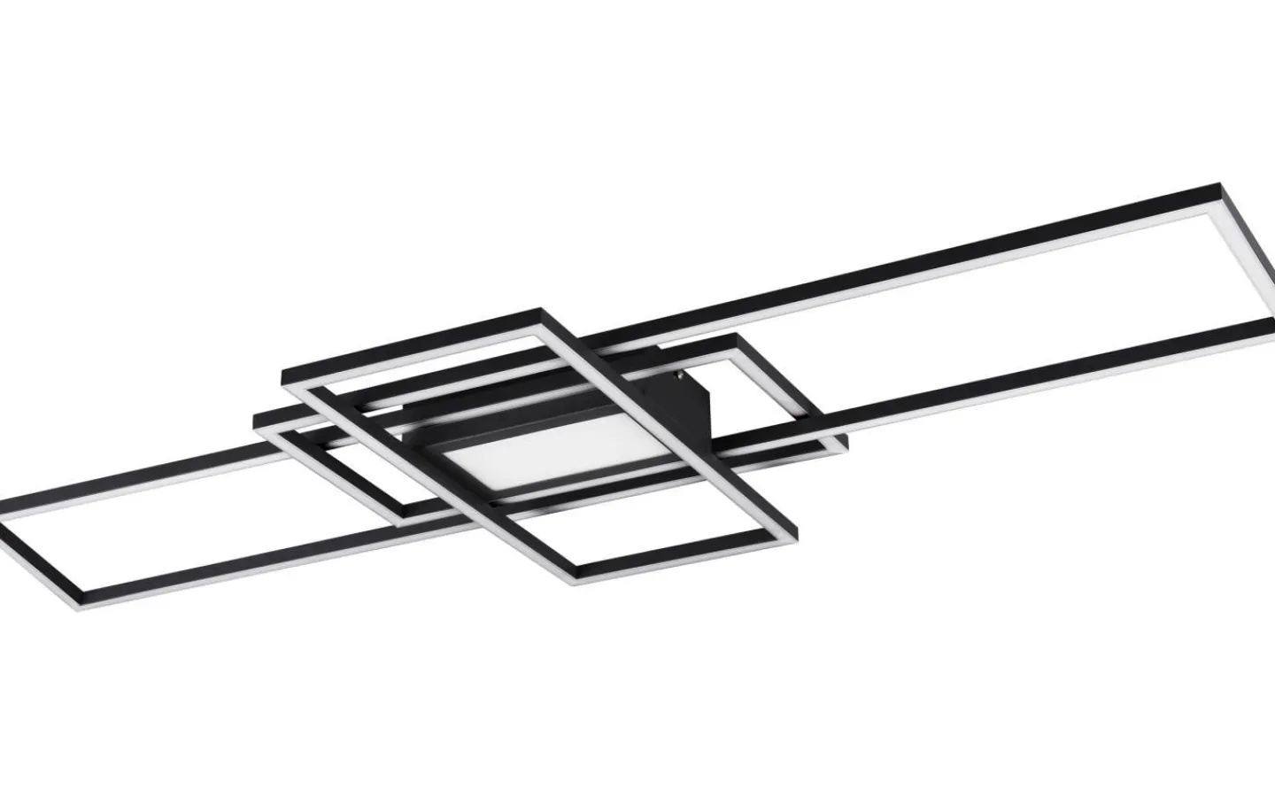 Plafonder-Trio Lighting Irvine Plafond LED antracit