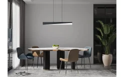Avlånga Taklampor-Eglo Isidro Taklampa LED 3000K 27W Svart