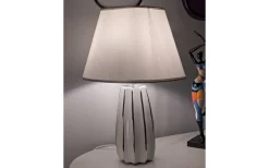 Bordslampor < Mauro Ferretti Italiano Bordslampa 45cm Vit/Silver