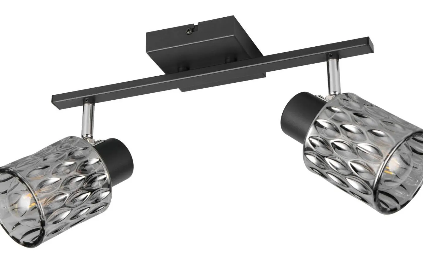 Takspot Med 2 Lampor < Reality Jack Spotlight 2-delad E27 mattsvart
