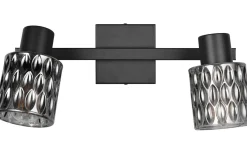 Takspot Med 2 Lampor < Reality Jack Spotlight 2-delad E27 mattsvart
