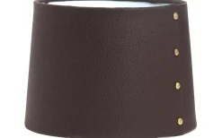 Enfärgade Runda Lampskärmar < PR Home Jane Lampskärm Ø30cm Läderlook