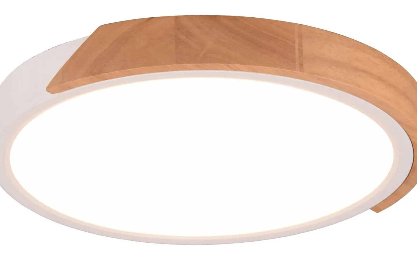 Plafonder < Reality Jano Plafond LED matt vit/trä