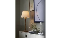 Enfärgade Runda Lampskärmar < PR Home Jasmine Lampskärm Linen 26cm