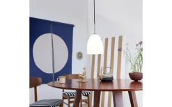 Fönsterlampor-Dyberg Larsen Jazz Fönsterlampa 18cm Opal/Borstad Stål