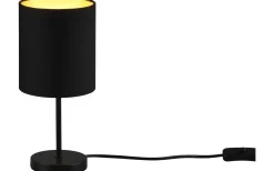 Bordslampor-Reality Jerry Bordslampa E14 matt svart/guld