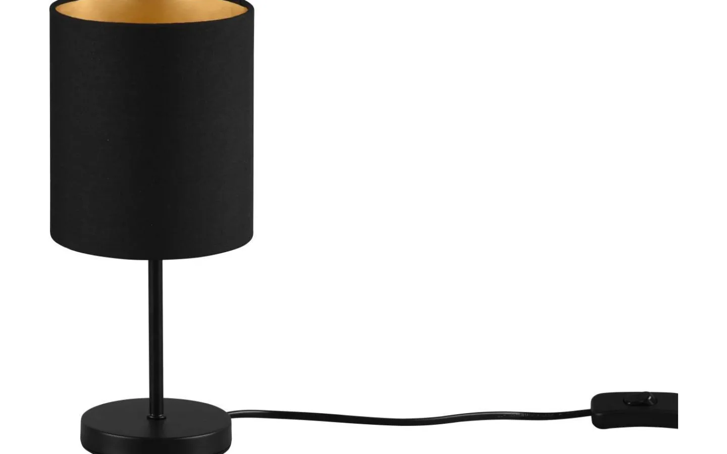 Bordslampor-Reality Jerry Bordslampa E14 matt svart/guld