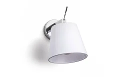 Läslampor-Rendl Jersey Vägglampa Vit/Krom E27