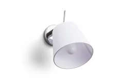 Läslampor-Rendl Jersey Vägglampa Vit/Krom E27