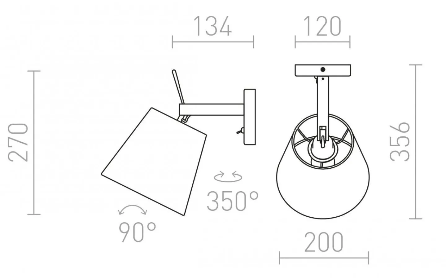 Läslampor-Rendl Jersey Vägglampa Vit/Krom E27