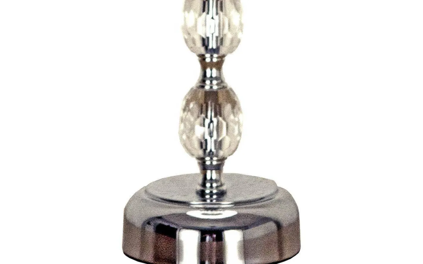 Sovrum|Bordslampor-Aneta Johanna Bordslampa 34cm Krom/Vit