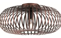 Plafonder-Trio Lighting Johann Plafond 40cm E27 antikkoppar