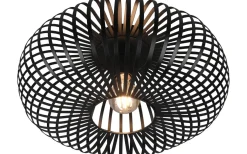 Plafonder-Trio Lighting Johann Plafond 40cm E27 mattsvart