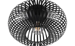 Plafonder-Trio Lighting Johann Plafond 30cm E27 mattsvart