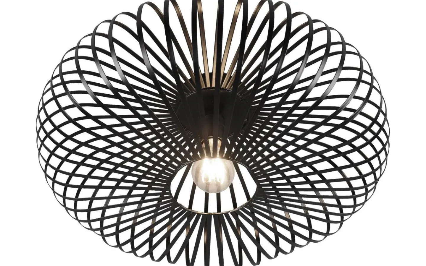 Plafonder-Trio Lighting Johann Plafond 50cm E27 mattsvart
