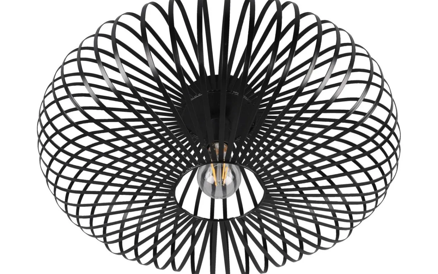 Plafonder-Trio Lighting Johann Plafond 50cm E27 mattsvart