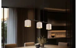 Avlånga Taklampor < Trio Lighting Julieta hänge 3-st E14 beige
